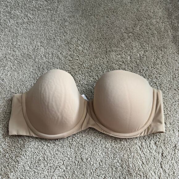 Cacique Lightly Lined Multi Way Strapless Bra Women's Size 42C NO STRAPS - Picture 1 of 7